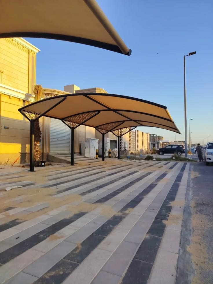 تركيب مظلات سيارات حديثة في الرياض